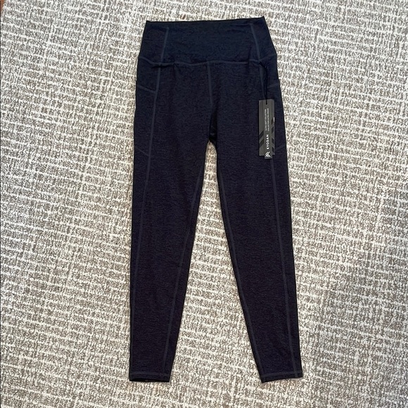 NWT Kyodan Charcoal Gray Ultra-Soft High-Waisted Leggings Sz P/Sm - Picture 1 of 5